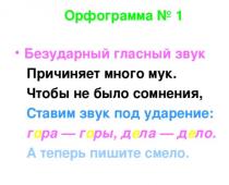 Что такое орфографический разбор слова?